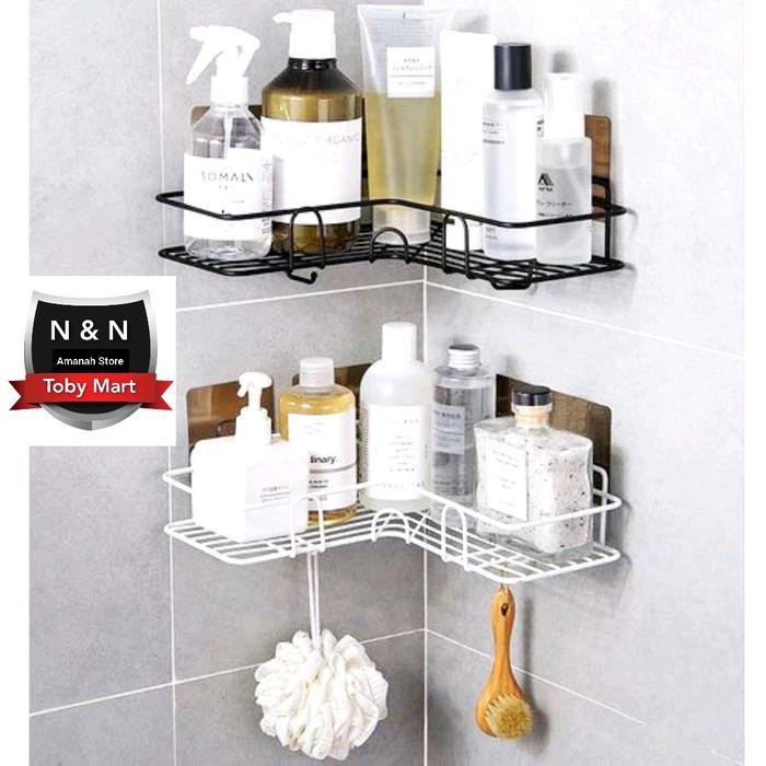 [ TM ] Rak Kamar Mandi tempat Sabun / Rak Dapur Besi Serbaguna