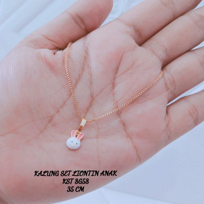 Kalung Anak Set Liontin Lucu Kalung Anak Model Terbaru Mirip Emas Asli