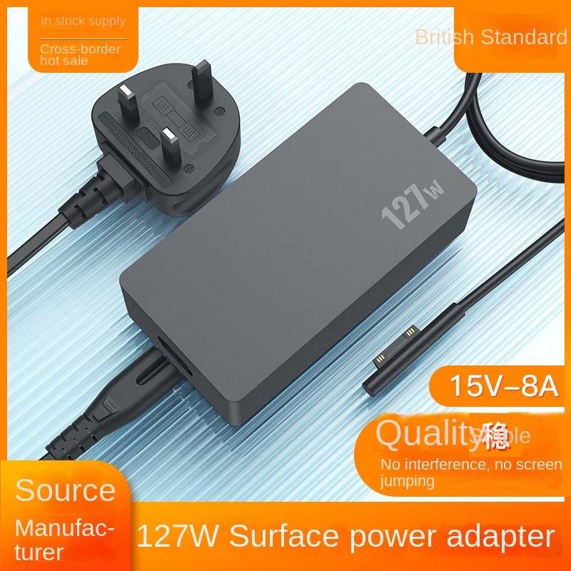 127W 15V 8A Charger For Microsoft Surface Laptop Surface Book 3 2 Surface Go Surface Pro 6 7 Model