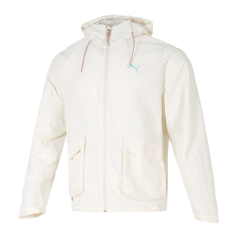 Puma Men's Hooded Sportswear Outdoor Training Breathable Casual Wear Woven Jacket Men's 633866-87