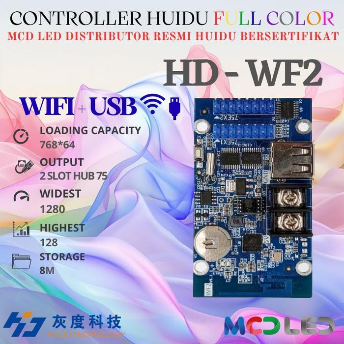 HD WF2 WIFI CONTROLLER HUIDU FULL COLOR RUNNING TEXT