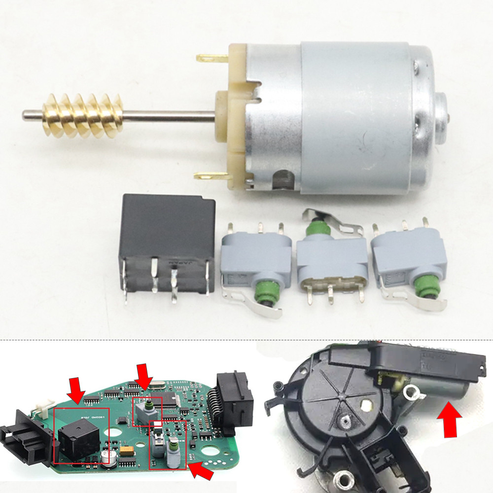 J518 ESL/ELV CAR STEERING WHEEL COLUMN LOCK MOTOR ACTUATOR CONTROL SWITCH RELAY REPAIR KIT