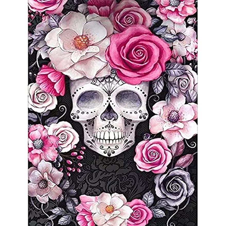 Diamond Painting 5D Diamond Painting Kit, DIY Diamond Painting Skull by Number Kits, Diamond Art Kit
