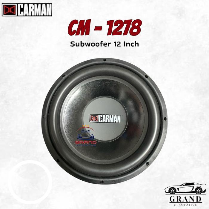Subwoofer Speaker Carman 12" Cm 1278 12 Inch 12 In 12Inch Double Coil