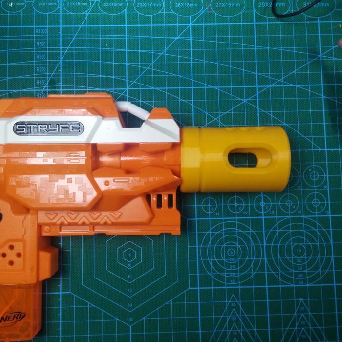 Muzzle Break - Suppressor For Nerf Stryfe #Gratisongkir