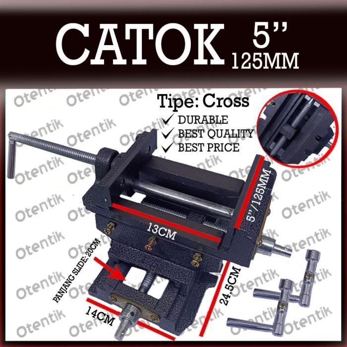 CATOK CROSS CATOK SILANG 5 INCI 125MM - RAGUM BOR DUDUK MILLING 125 MM