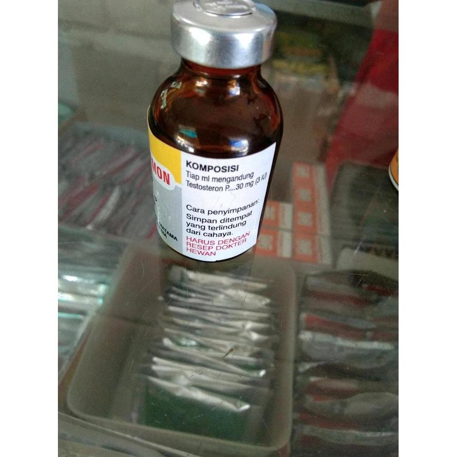 Testohormon 20 Ml Dan Alat Suntik - Injeksi Hormon Birahi Hewan Jantan Original