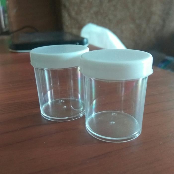 "New" Botol Obat Kecil Transparan 10 Pcs Toples Mini 10ml-20ml-30ml Tutup Anti Tumpah Wadah Plastik