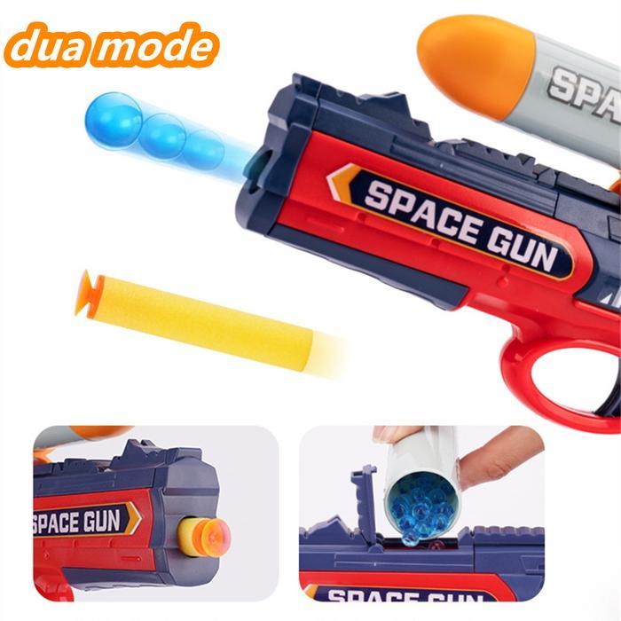 Mainan Shooting Peluru NERF 2 IN 1 DIY Merakit Shooting Peluru Paintball & Peluru Lembut Mainan