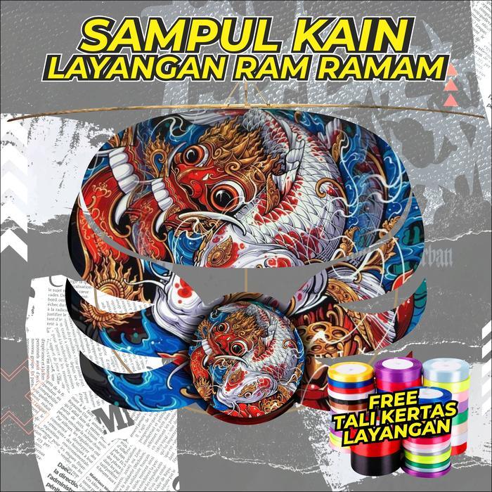 SAMPUL KAIN LAYANGAN RAM RAMAN ( MOTIF PRINTING )