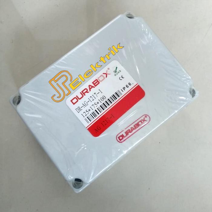 Terlaris Box Panel Plastik Box ABS 125x175x100 mm Abu Junction Box Panel ABS IP66 SALE
