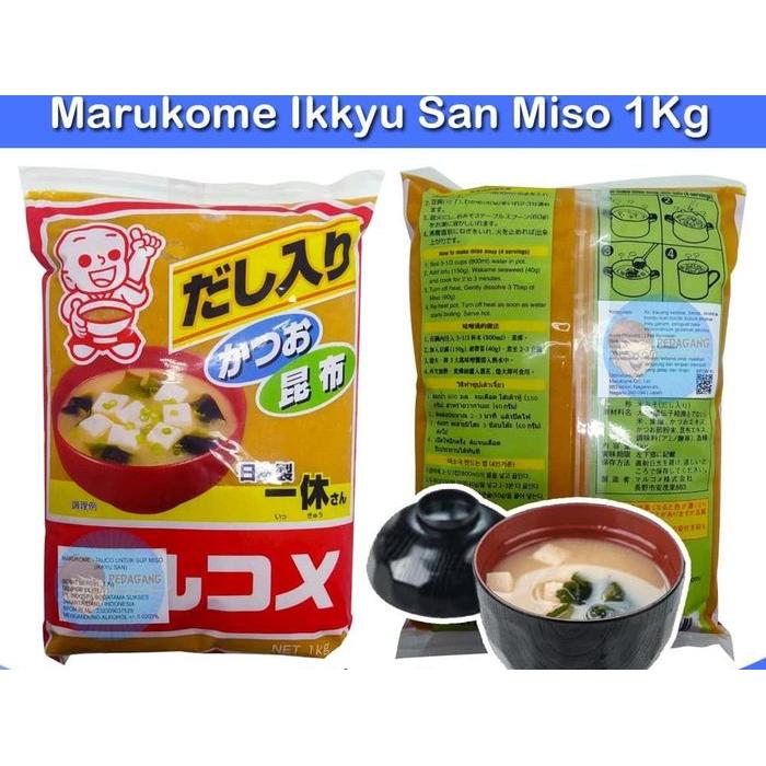 [PBB] Marukome Ikkyu San Miso 1Kg Miso Paste Jepang Pasta Miso Asli Jepang Bumbu Sup Miso Ramen