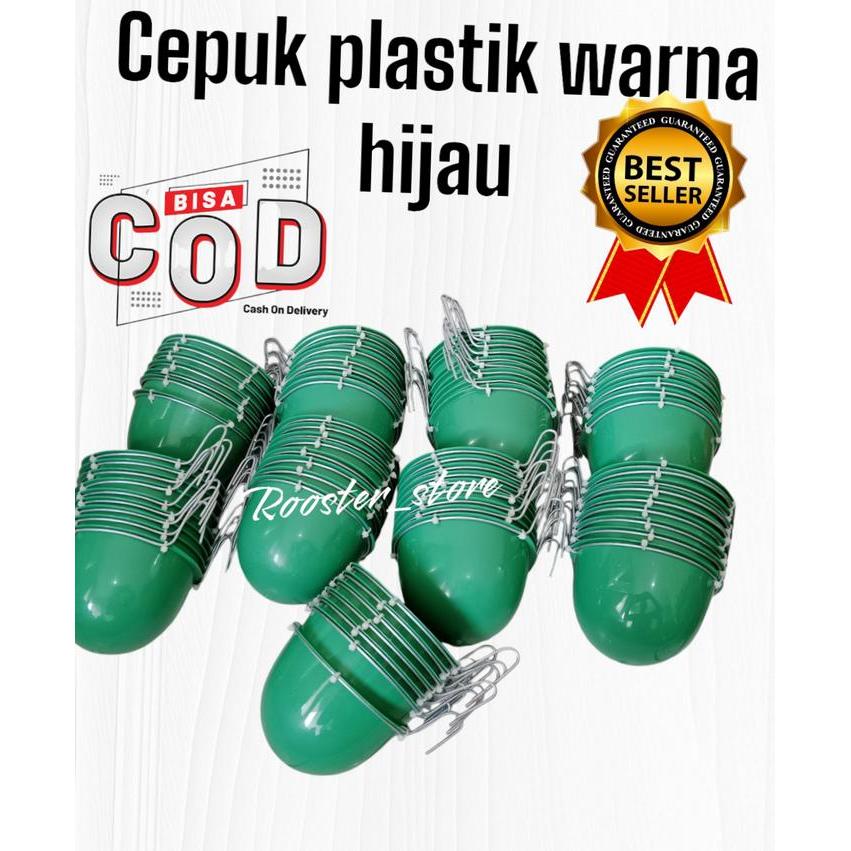 ORIGINAL PAKET 20 Pcs Cepuk Plastik Tempat Pakan Ayam Jago Bangkok Murah Tempat Pakan Dan Minum