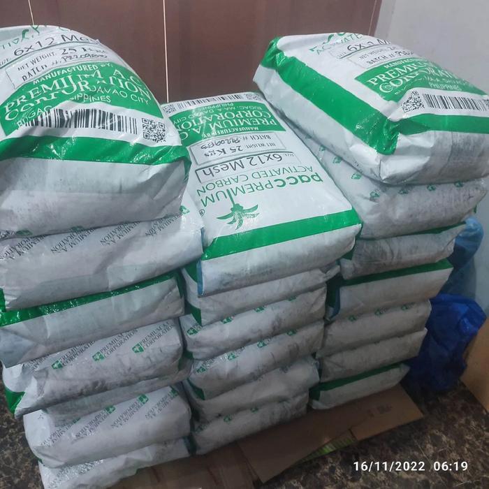 Karbon Aktif Premium Davao / Activated Carbon Iodine 1000 (Gold) 1 Kg