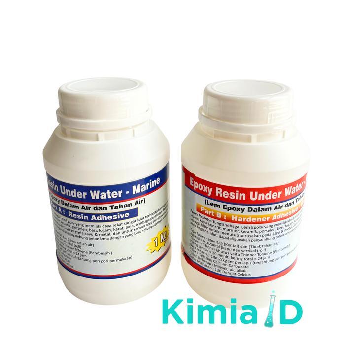 EPOXY RESIN UNDER WATER - 2KG - LEM EPOXY TAHAN AIR - LEM BETON