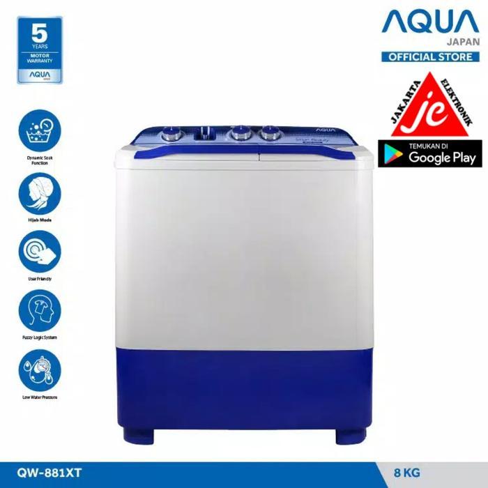 AQUA MESIN CUCI 8KG AQW-881XT
