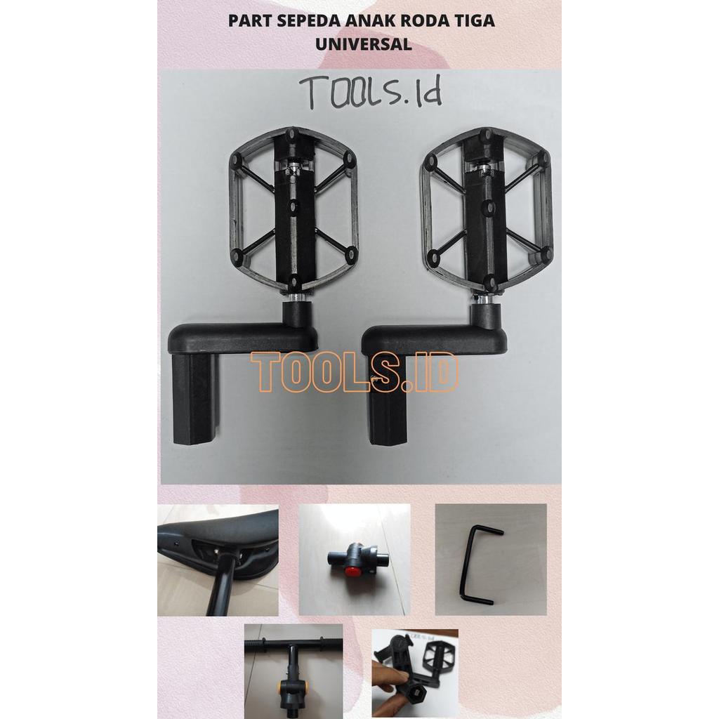 Pacific - Spare Part Sepeda Anak Roda 3 Balance Bike Happy Baby Exotic Pedal