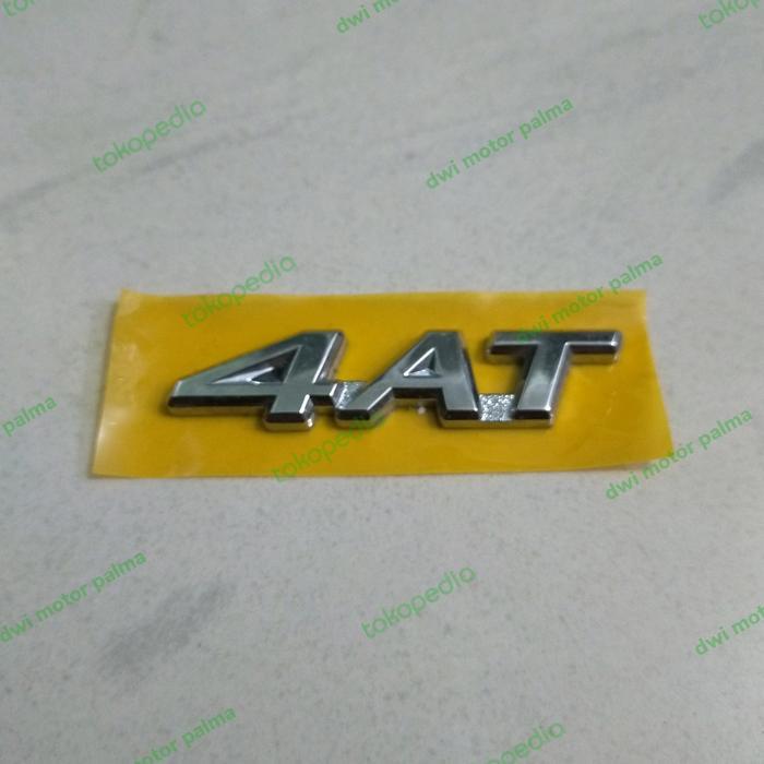 emblem tulisan 4AT automatic Toyota