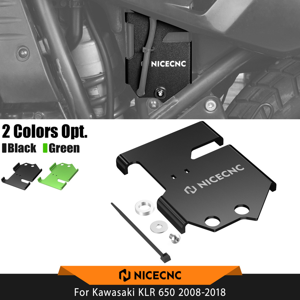 NICECNC FOR KAWASAKI KLR650 KLR 650 2008-2018 MOTORCYCLE BATTERY COVER KLR 650 2018 2017 2016 2015