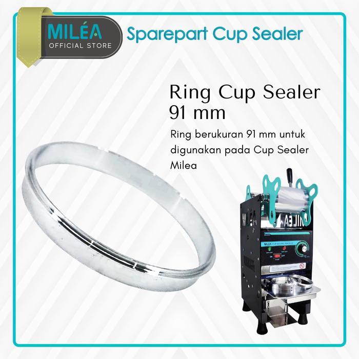 SPAREPART RING CUP SEALER 16OZ ADAPTOR PENYEGEL GELAS MANUAL JUMBO 9CM RESTOCK