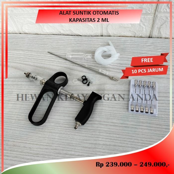 Alat Suntik Otomatis Vaksin Ayam Mirip Socorex Medion Free Jarum 10pcs