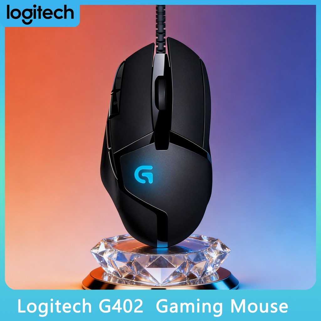 Logitech G402 8-Button Gaming Mouse Custom Macro Settings 4000 DPI for PC Gamer