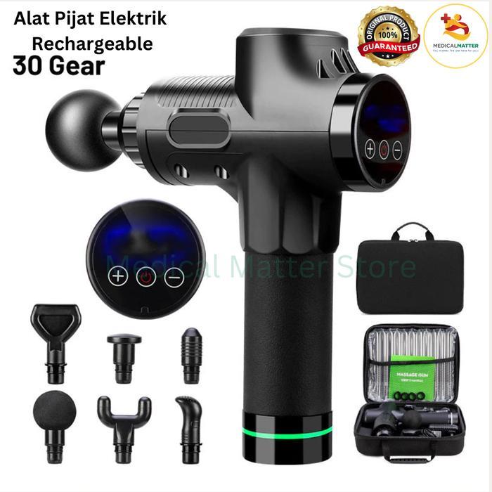 Rlaxyoo Alat Pijat Elektrik Pundak Punggung Tangan Paha Betis Leher Massager Gun Machine - ZC53000