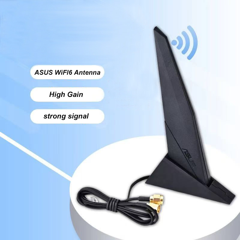 Original ASUS Wifi 2T2R Antenna Tri-Band 2.4G 5G 6G Booster for ROG Z390 Z490 X570 B460 B360 PC