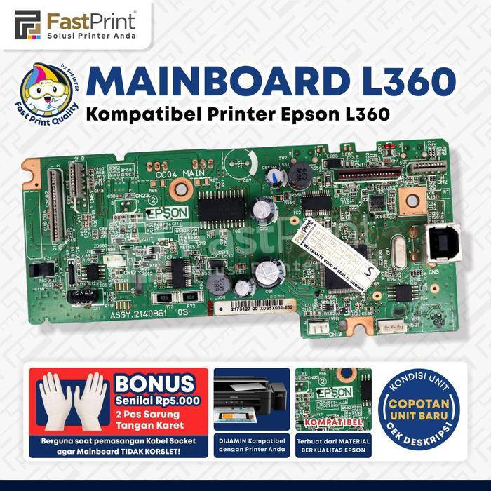 Terbaru Fast Print Mainboard Original Kompatibel Epson L360