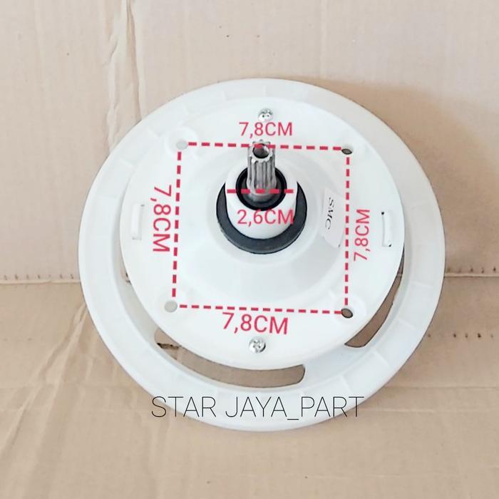 gearbox mesin cuci sharp 2 tabung