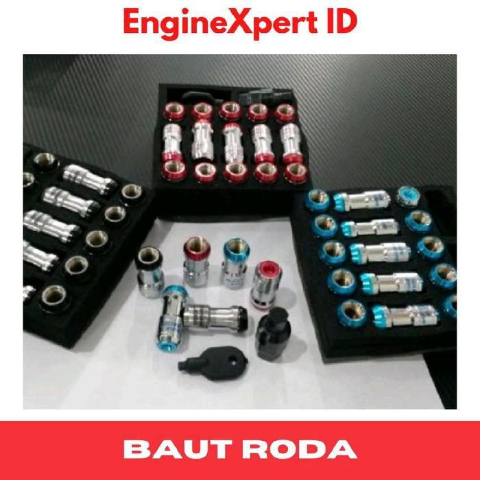 Promo Baut Roda Racing Nut Volk Rays Formula 1.5Mm