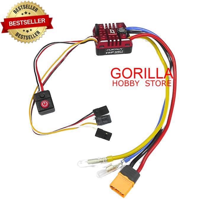 Hobbywing quicrun WP 1080 G2 ESC brushed 80A rc crawler 1:10 1:8