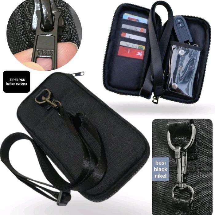 Eiger - Tas Hp Dompet Serbaguna Bahan Cordura Original Dengan Zipper Ykk Fleksibel Untuk Hp Kartu