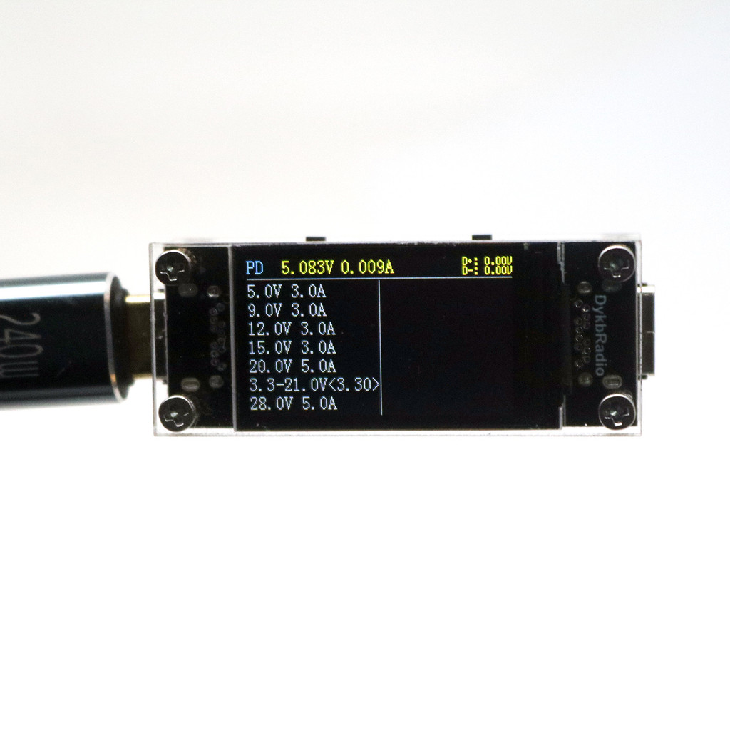 USB TYPE-C VOLTMETER AMMETER POWER METER PD3.1 VOLTAGE TRIGGER QC/PD DECOY 5V 9V 12V 15V 20V 28V