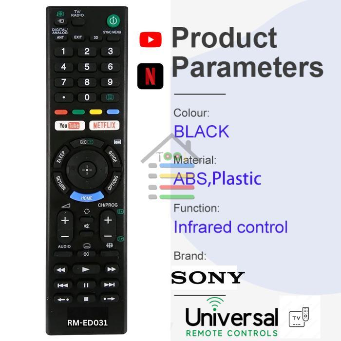 "New" REMOTE TV LED SONY BRAVIA SMART TV YOUTUBE NETFLIX DIGITAL MULTIFUNGSI
