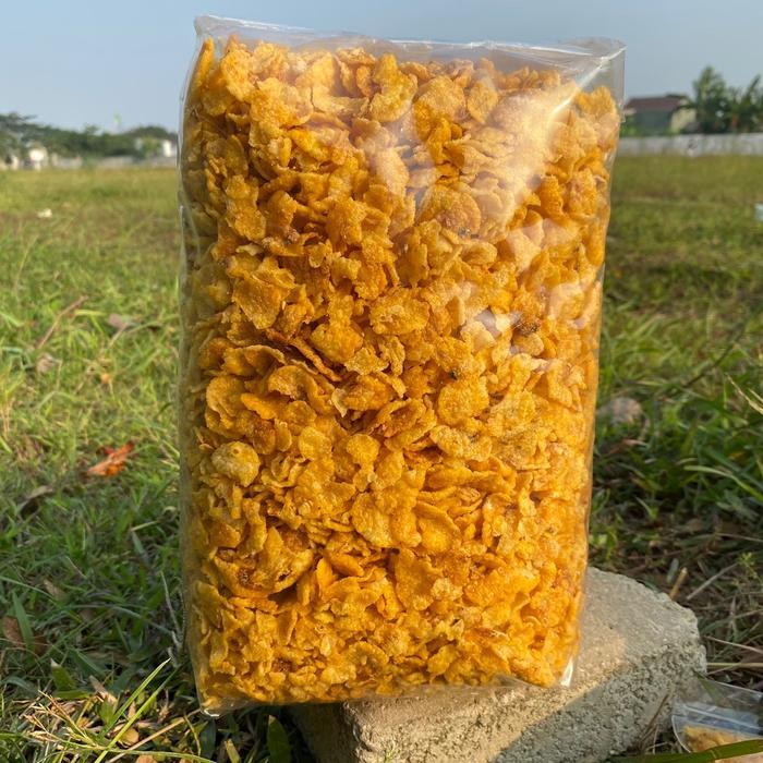 1KG Emping Jagung Geprek Pedas Manis