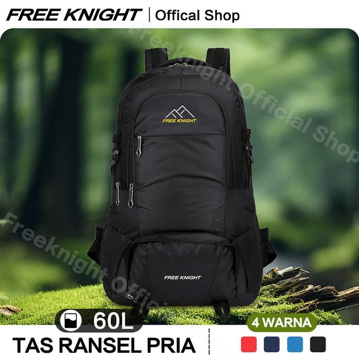 Eiger - Tas Ransel Hiking Kapasitas 60L Tas Punggung Olahraga Outdoor Tas Ransel Pria Waterproof Tas