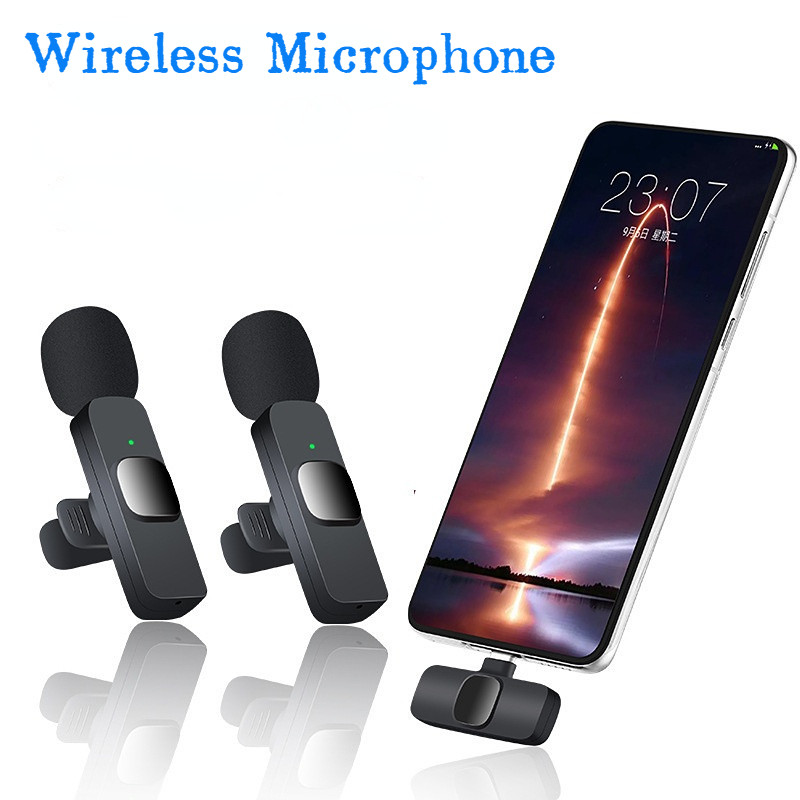 Wireless Lavalier Microphone for Live Streaming/YouTube/TikTok/Facebook Live Streaming Noise