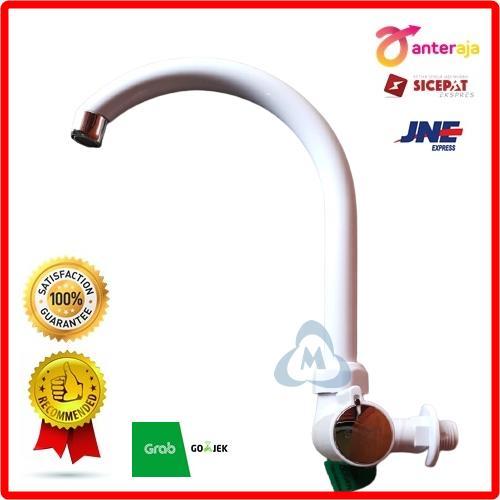 Toto - Keran Kran Angsa Cuci Piring Pvc Chrome - Kran Leher Angsa Plastik