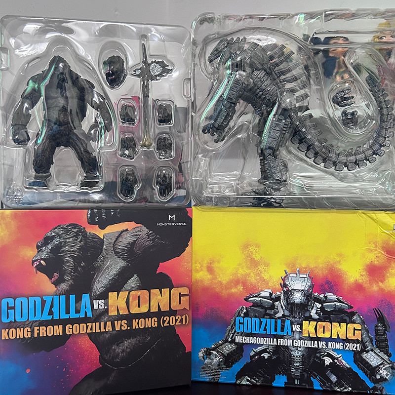 SHM Kong From Godzilla Vs Kong 2021 Movie PVC Action Figure Kaiju Monsterverse Dinosaur Model