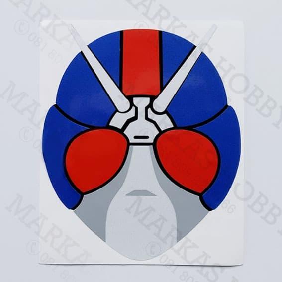 STIKER KAMEN RIDER RX BIO FACE ONLY ASLI