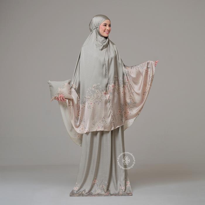 Mukena Travel Printing Miraya Wisteria Moss