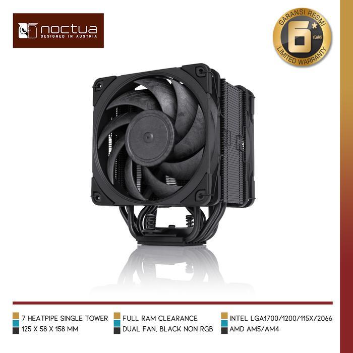 BEST SELLER NOCTUA NH-U12A CHROMAX.BLACK 140MM PERFORMANCE IN 120MM SIZE