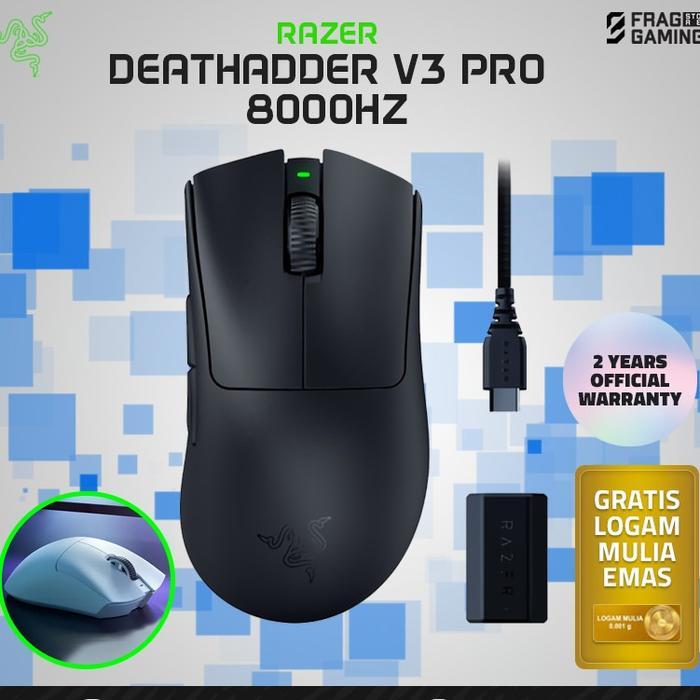 Razer Deathadder V3 Pro Black 8000 Hz Gaming Mouse DeathadderV3