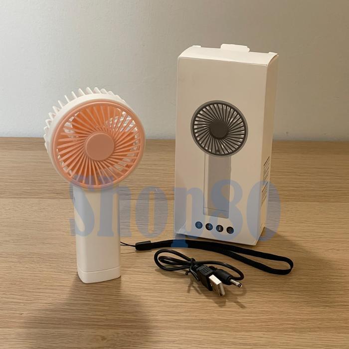 "New" Kipas Angin Mini Electric Mini Fan Genggam Kipas Tangan Portable USB Casan Cas Charger
