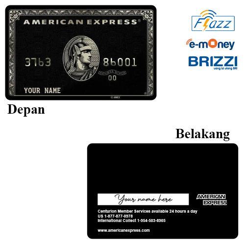 CUSTOM FLAZZ BCA GEN 2 ATAU EMONEY SALDO 0 AMEX