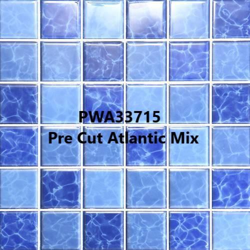 Roman Keramik Dinding/Lantai PWA33715 Pre Cut Atlantic Mix 30x30 KW 1