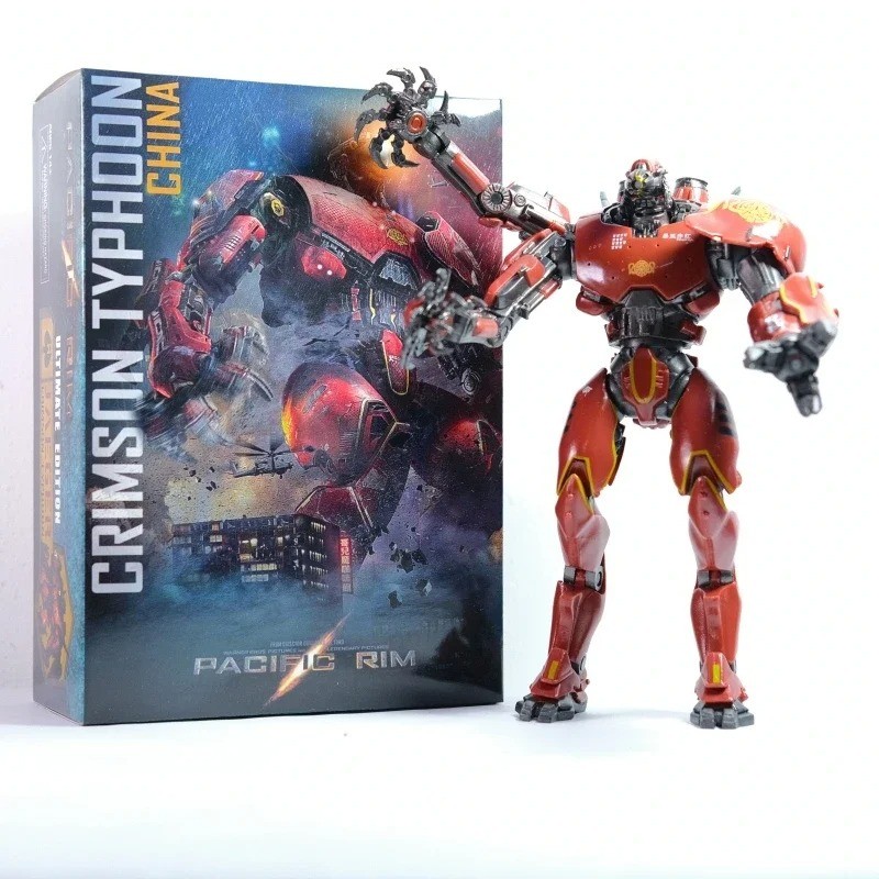Pacific Rim Anime Figure Deluxe Light Edition Crimson Typhoon Light Action Figures Decoration