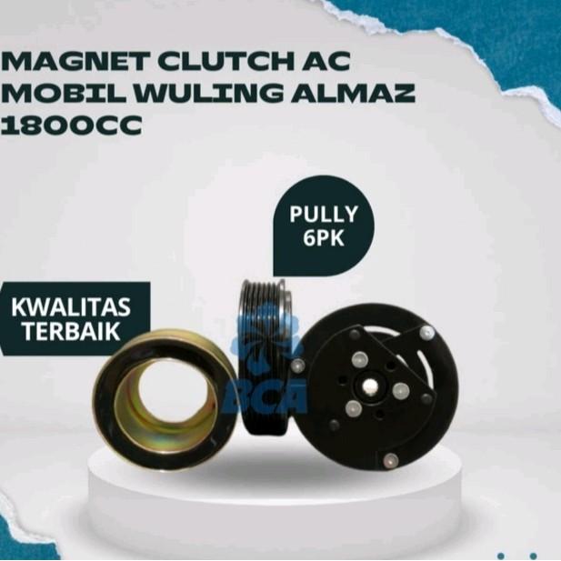 Magnet Clutch Wuling Almaz Puli Pulley Kompresor Ac Wuling Almaz Almas Berkualitas