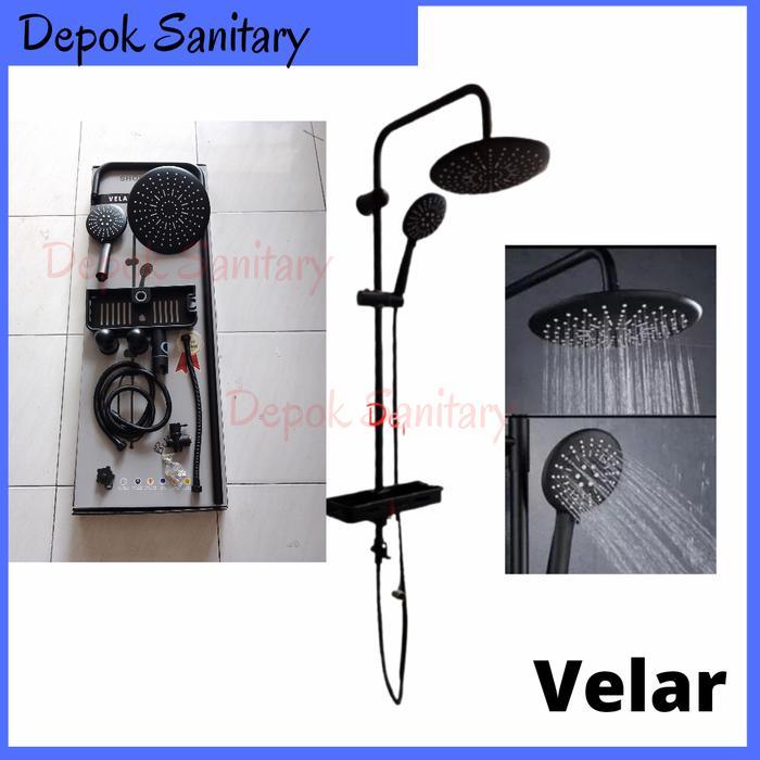 Paloma - Shower Column Set Black Hitam/ Shower Column Set/ Shower Tiang/ Shower